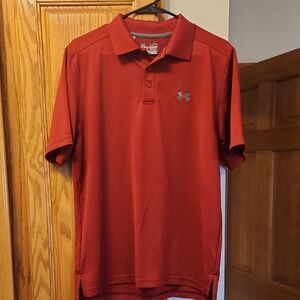 Under Armour Men's Red Polo Shirt